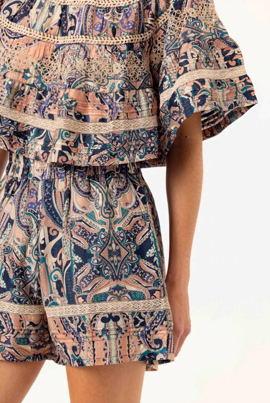 NEW SUNDAYS fuller shorts in spice mosaic - Picture 5 of 5
